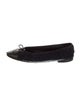 Chanel Interlocking CC Logo Tweed Ballet Flats