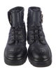 Chanel 2021 Interlocking CC Logo Combat Boots