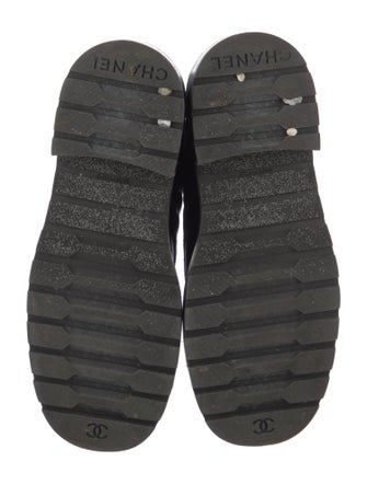 Chanel 2021 Interlocking CC Logo Combat Boots