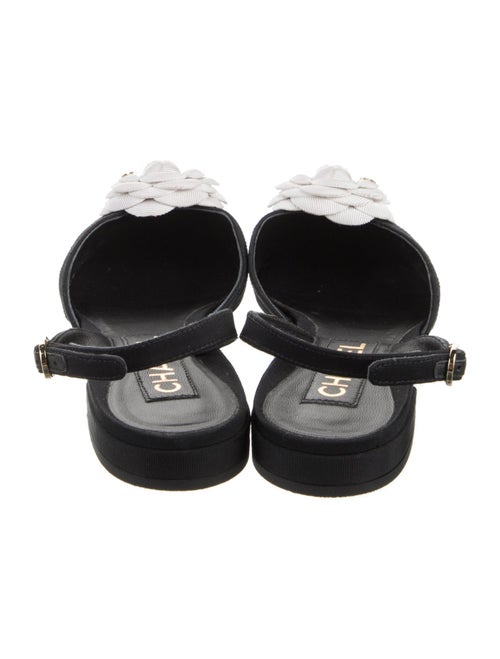 Chanel 2021 Interlocking CC Logo Slingback Flats