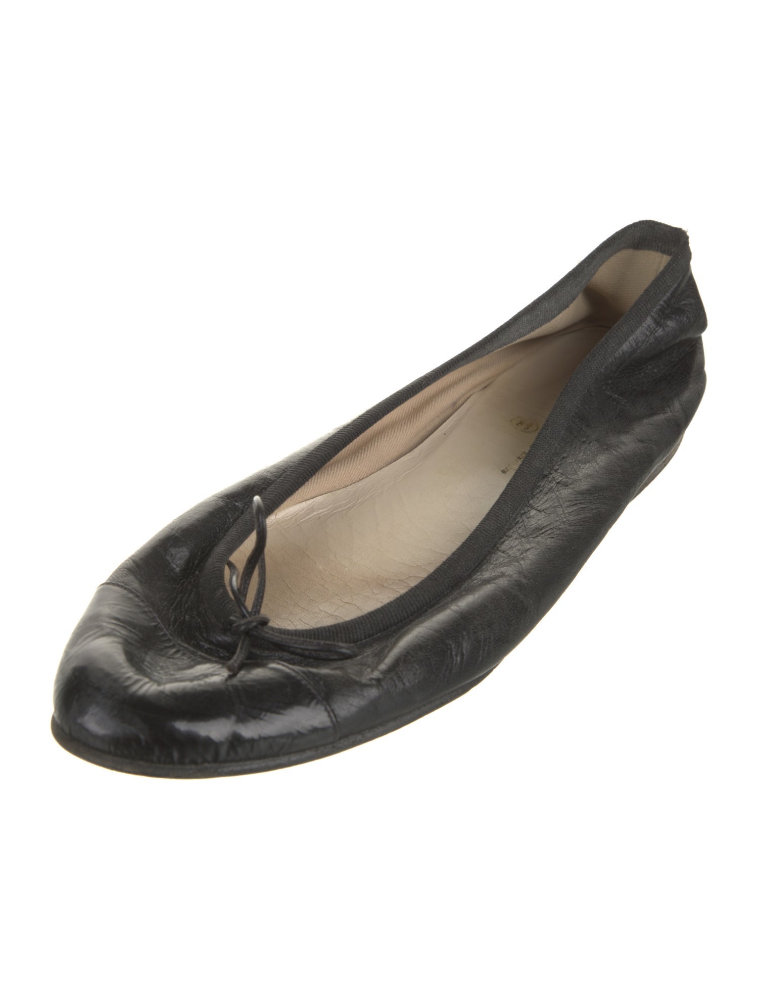 Chanel Vintage Leather Ballet Flats