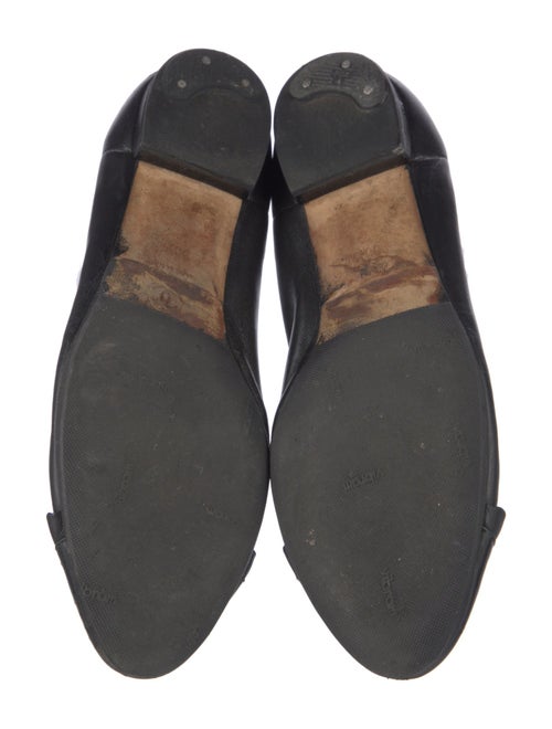 Chanel Interlocking CC Logo Leather Flats