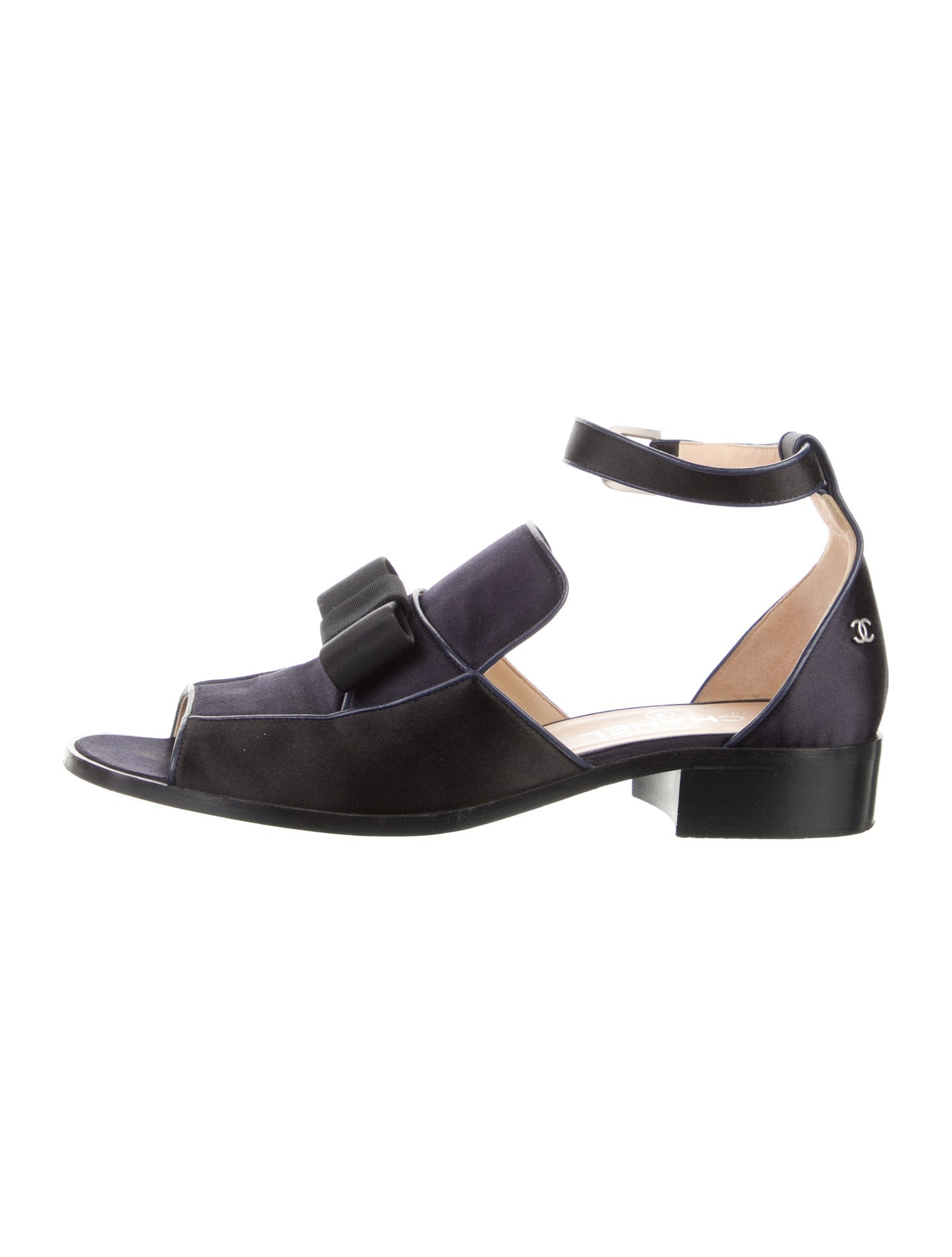 Chanel 2015 Interlocking CC Logo Sandals