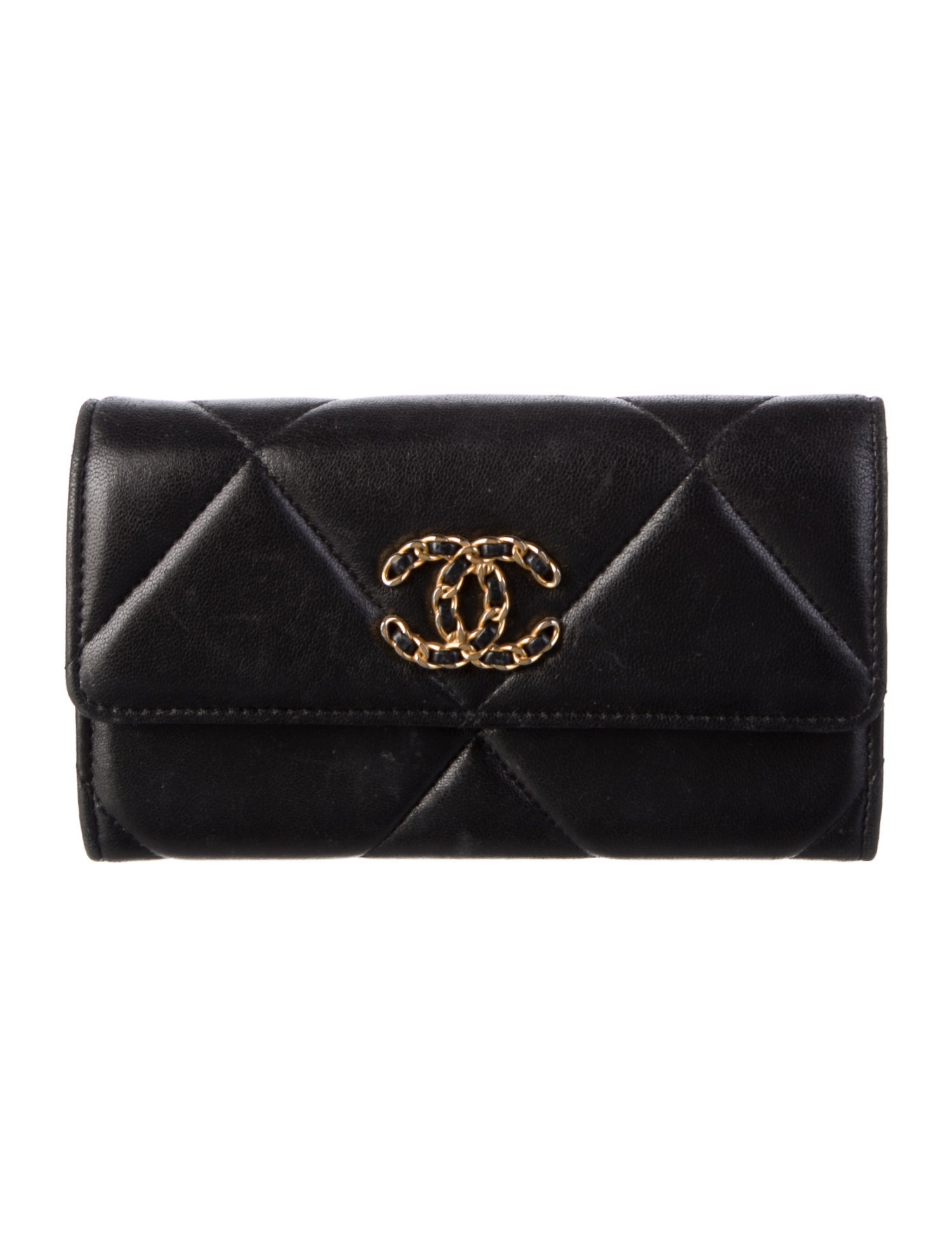 Chanel 2022 Interlocking CC Logo Wallet