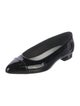 Chanel Interlocking CC Logo Patent Leather Flats