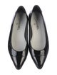 Chanel Interlocking CC Logo Patent Leather Flats