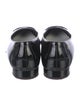 Chanel Interlocking CC Logo Patent Leather Flats