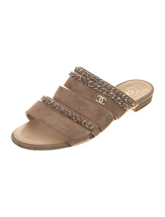 Chanel 2019 Interlocking CC Logo Slides