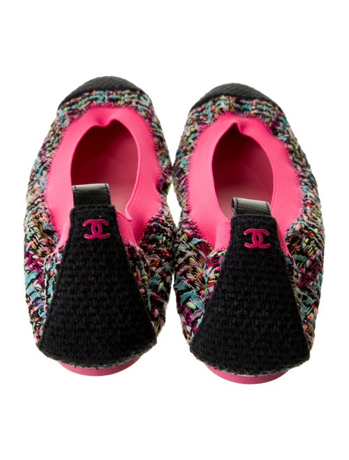 Chanel 2013 Interlocking CC Logo Ballet Flats