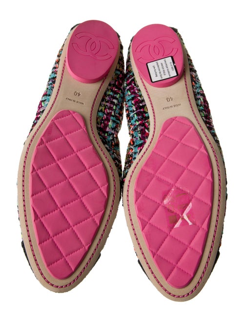 Chanel 2013 Interlocking CC Logo Ballet Flats