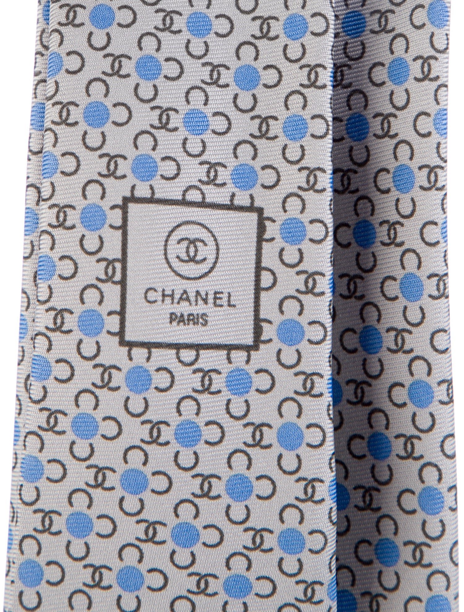 Chanel Silk CC Tie