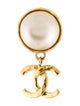 Chanel Vintage Faux Pearl Clip-On Drop Single Earring