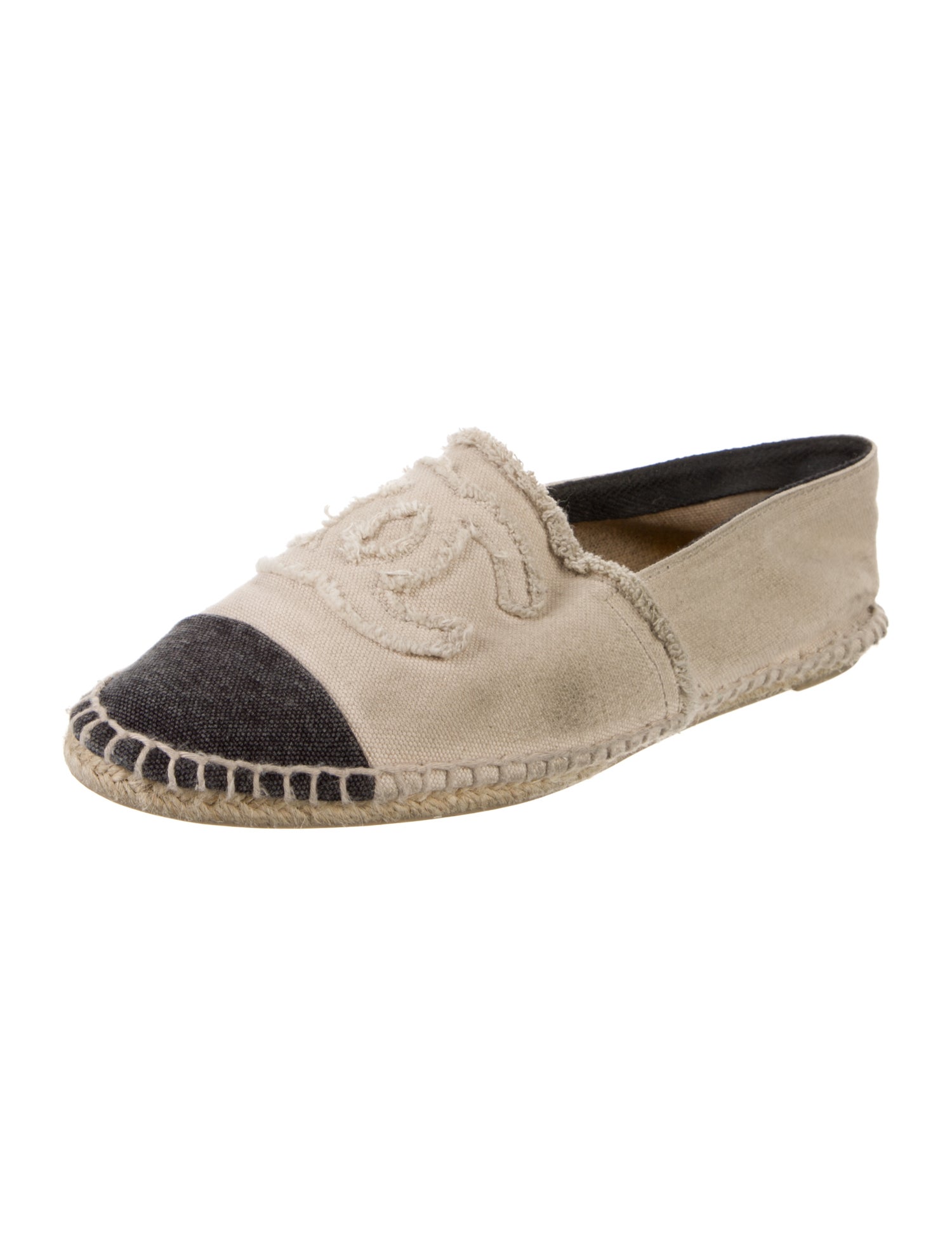 Chanel 2013 Interlocking CC Logo Espadrilles