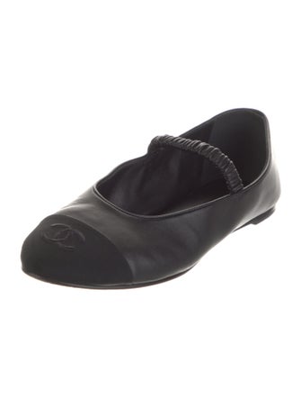 Chanel 2024 Interlocking CC Logo Mary Jane Flats