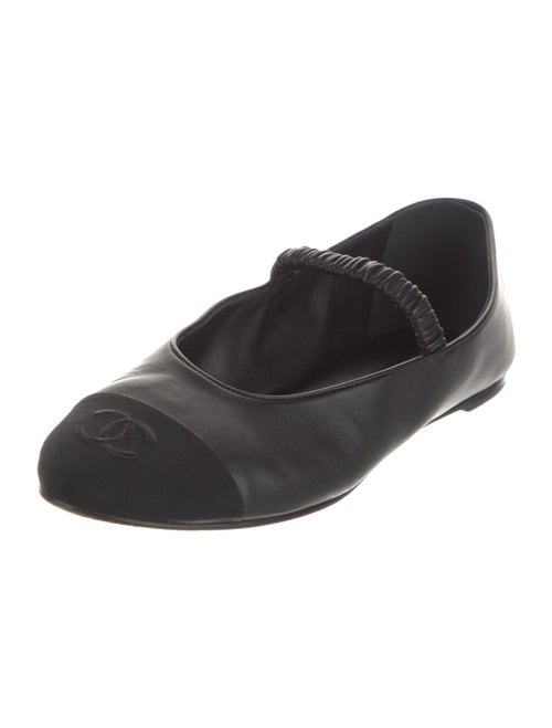 Chanel 2024 Interlocking CC Logo Mary Jane Flats