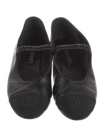 Chanel 2024 Interlocking CC Logo Mary Jane Flats