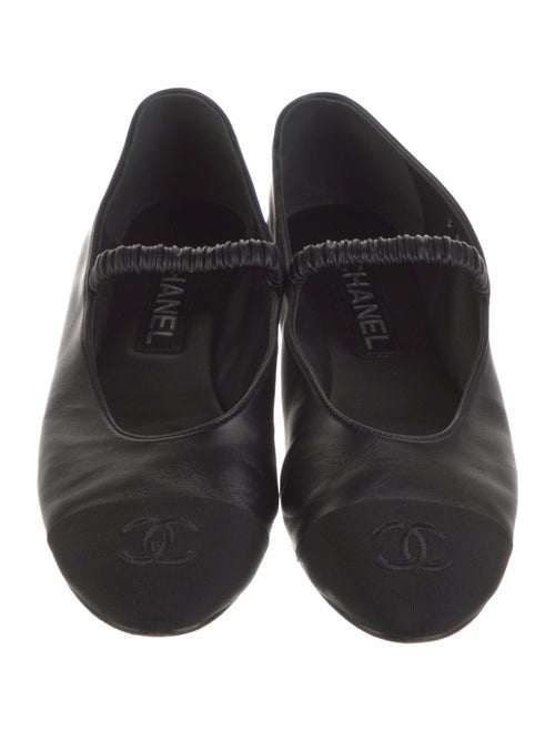 Chanel 2024 Interlocking CC Logo Mary Jane Flats