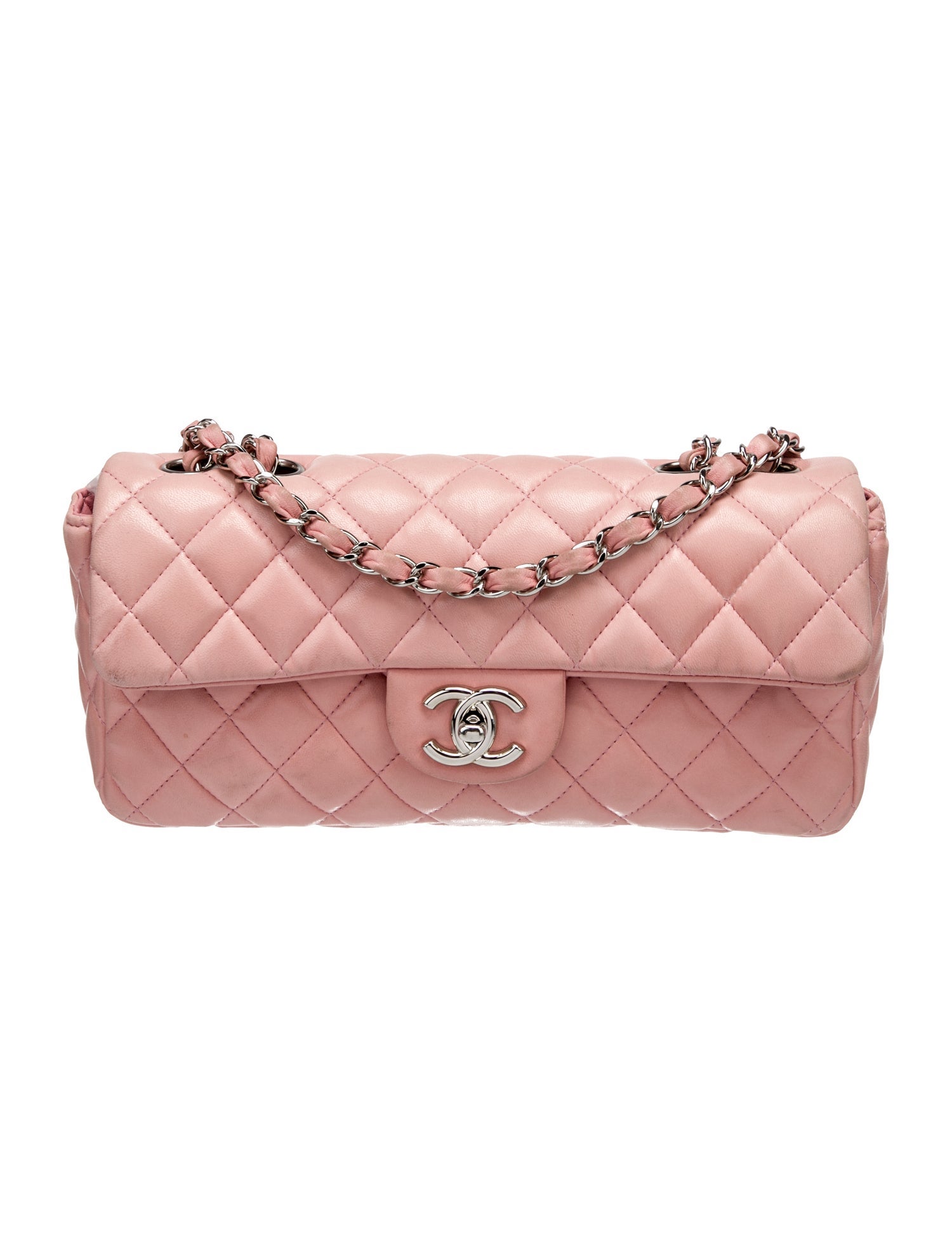 Chanel East West Single Flap Bag