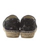 Chanel Interlocking CC Logo Sequins Espadrilles