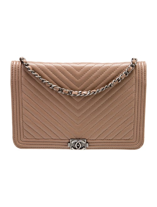 Chanel Chevron Boy Wallet On Chain