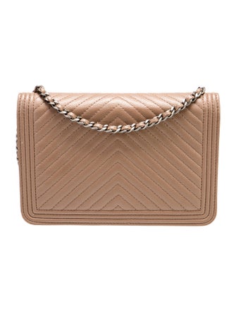Chanel Chevron Boy Wallet On Chain