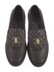 Chanel Interlocking CC Logo Lambskin Loafers
