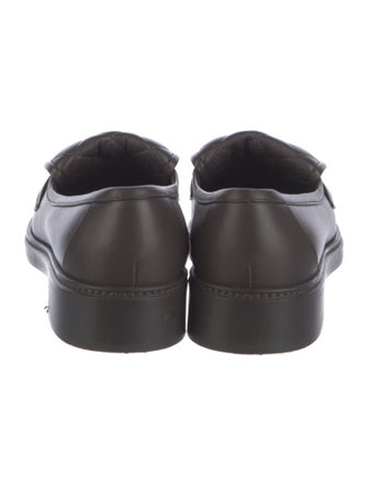 Chanel Interlocking CC Logo Lambskin Loafers