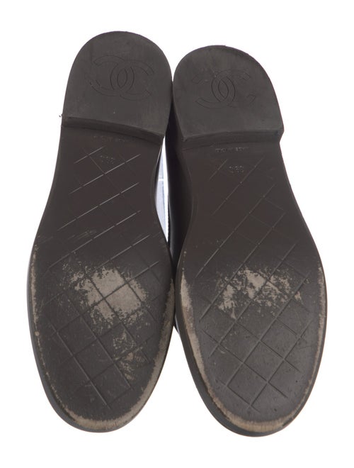 Chanel Interlocking CC Logo Lambskin Loafers