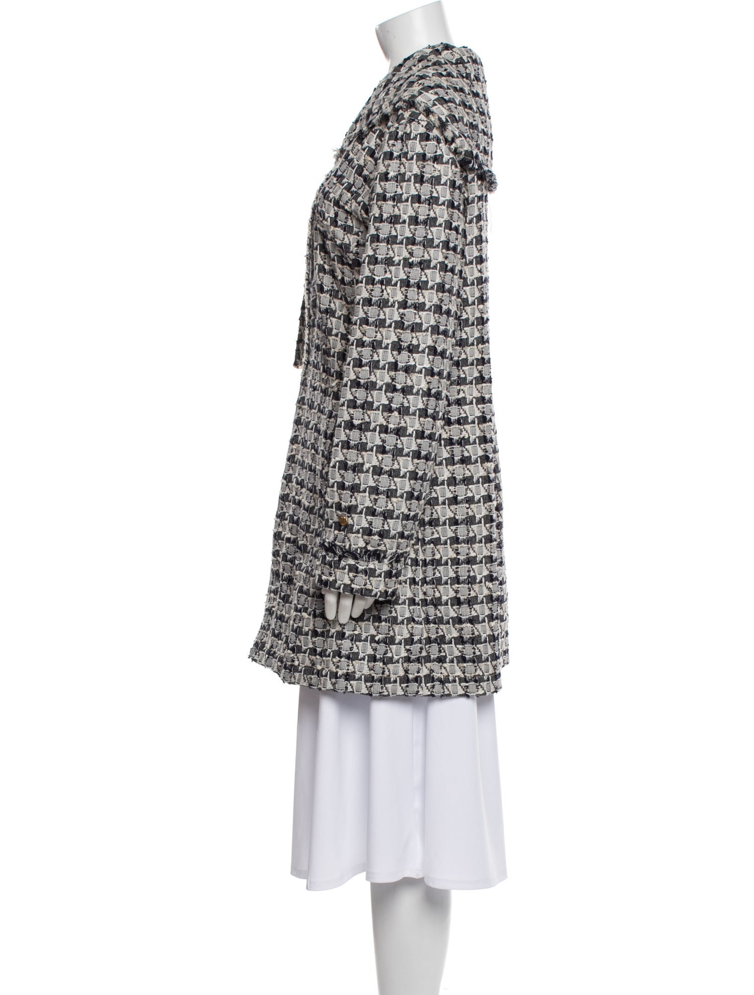 Chanel 2018 Printed Coat