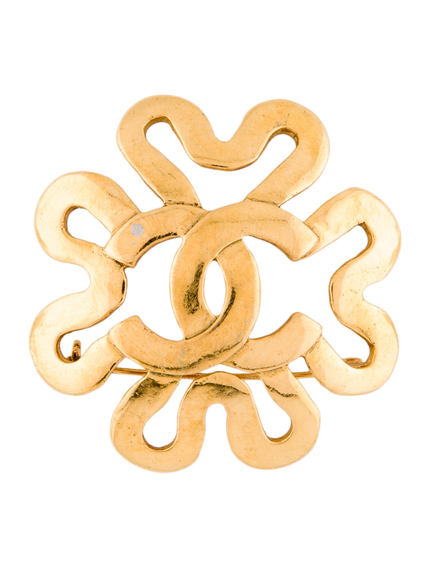 Chanel Vintage CC Pin Brooch