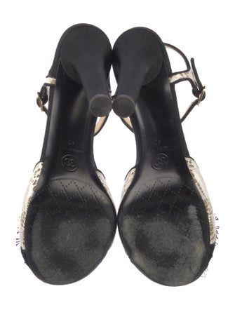 Chanel 2016 Interlocking CC Logo T-Strap Pumps