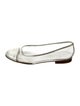 Chanel Interlocking CC Logo PVC Ballet Flats