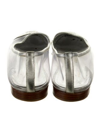 Chanel Interlocking CC Logo PVC Ballet Flats