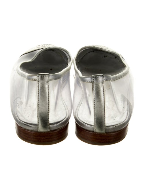 Chanel Interlocking CC Logo PVC Ballet Flats