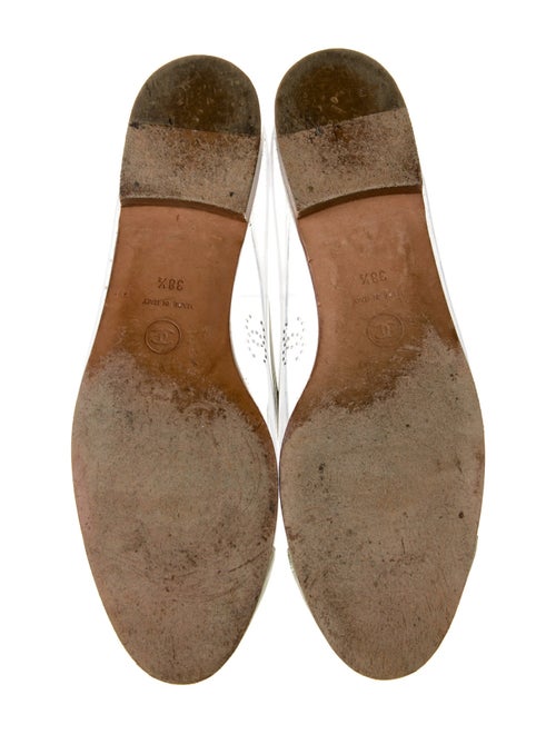 Chanel Interlocking CC Logo PVC Ballet Flats