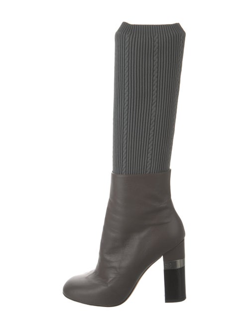Chanel 2016 Interlocking CC Logo Sock Boots
