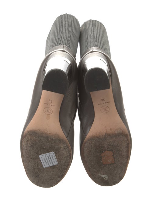 Chanel 2016 Interlocking CC Logo Sock Boots