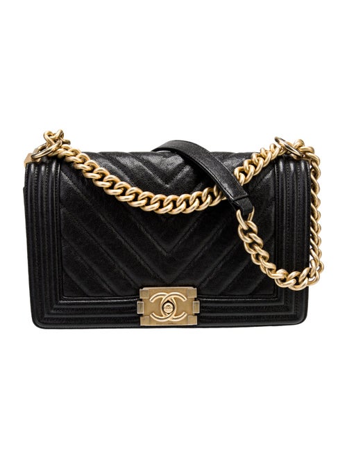 Chanel Medium Chevron Boy Bag