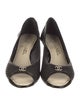 Chanel Interlocking CC Logo Leather Pumps