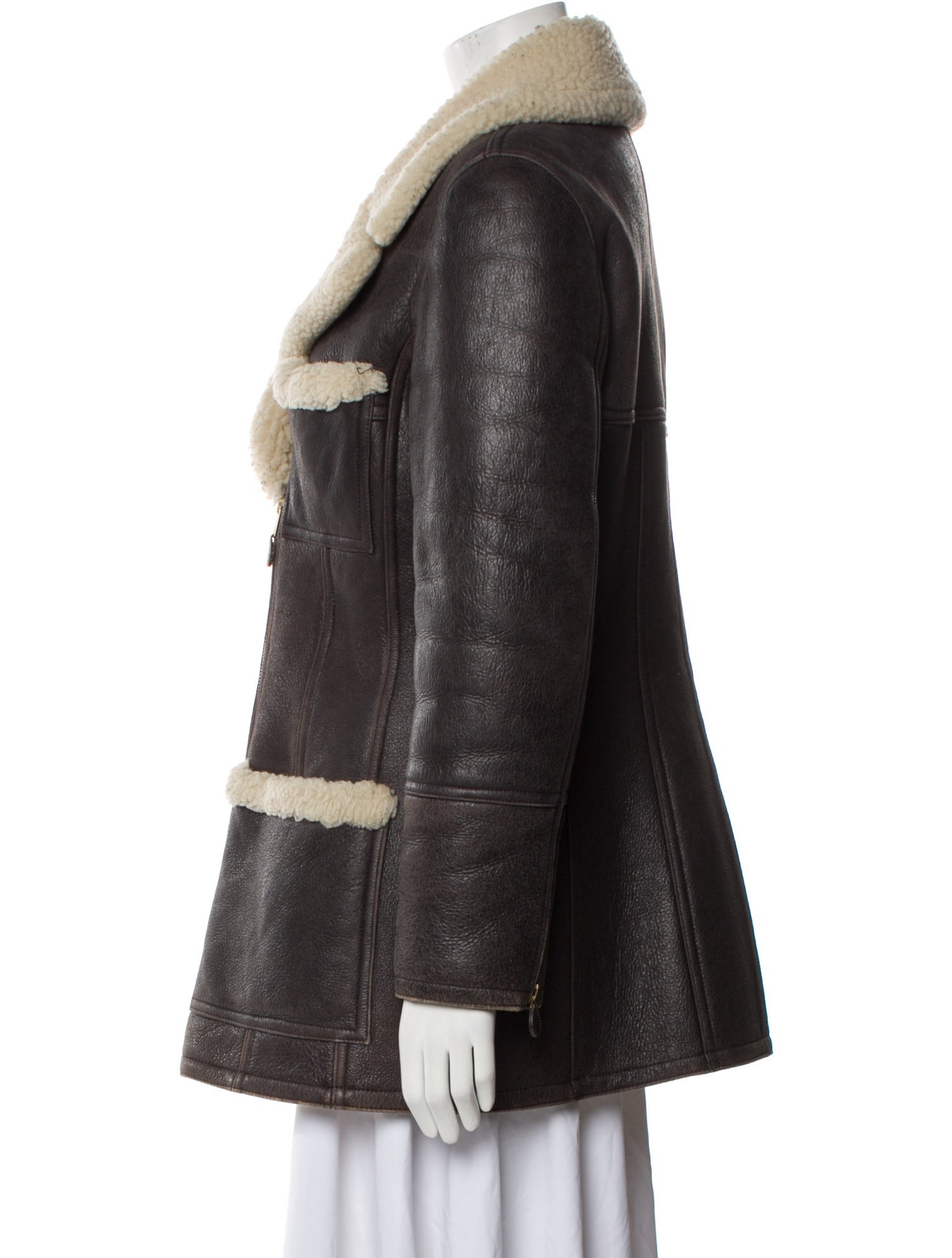 Chanel Vintage 1996 Shearling Coat