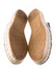 Chanel Interlocking CC Logo Leather Espadrilles