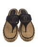 Chanel Interlocking CC Logo Terry Cloth Espadrilles
