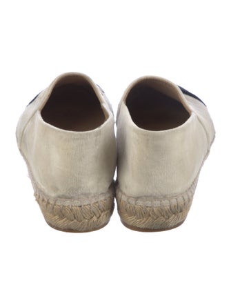 Chanel 2015 Interlocking CC Logo Espadrilles