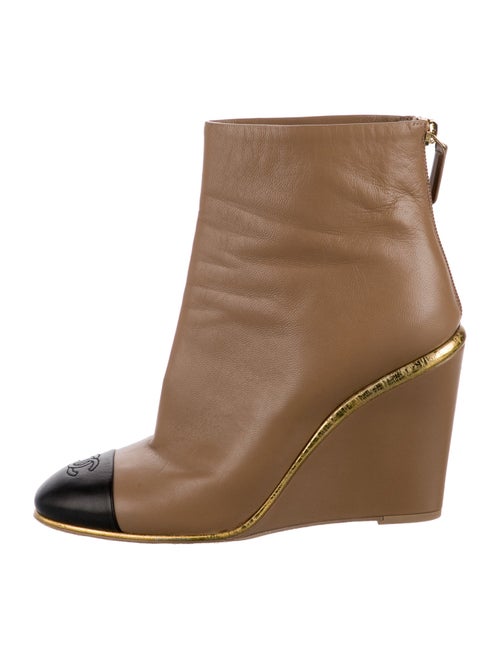 Chanel 2022 Interlocking CC Logo Boots