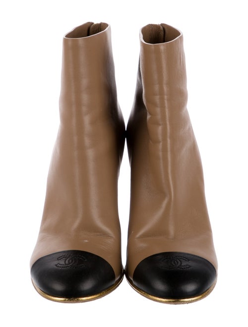 Chanel 2022 Interlocking CC Logo Boots