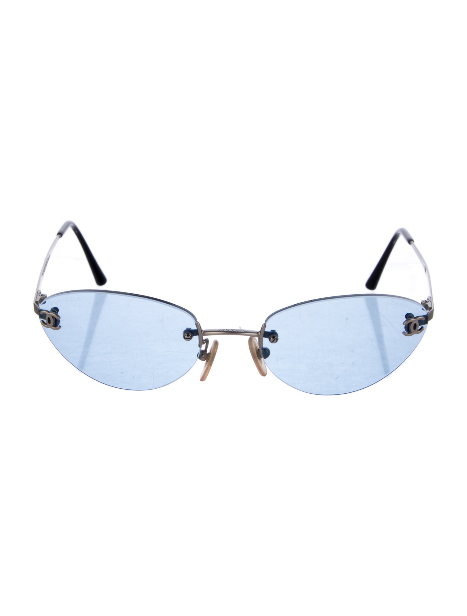 Chanel Interlocking CC Logo Cat-Eye Sunglasses