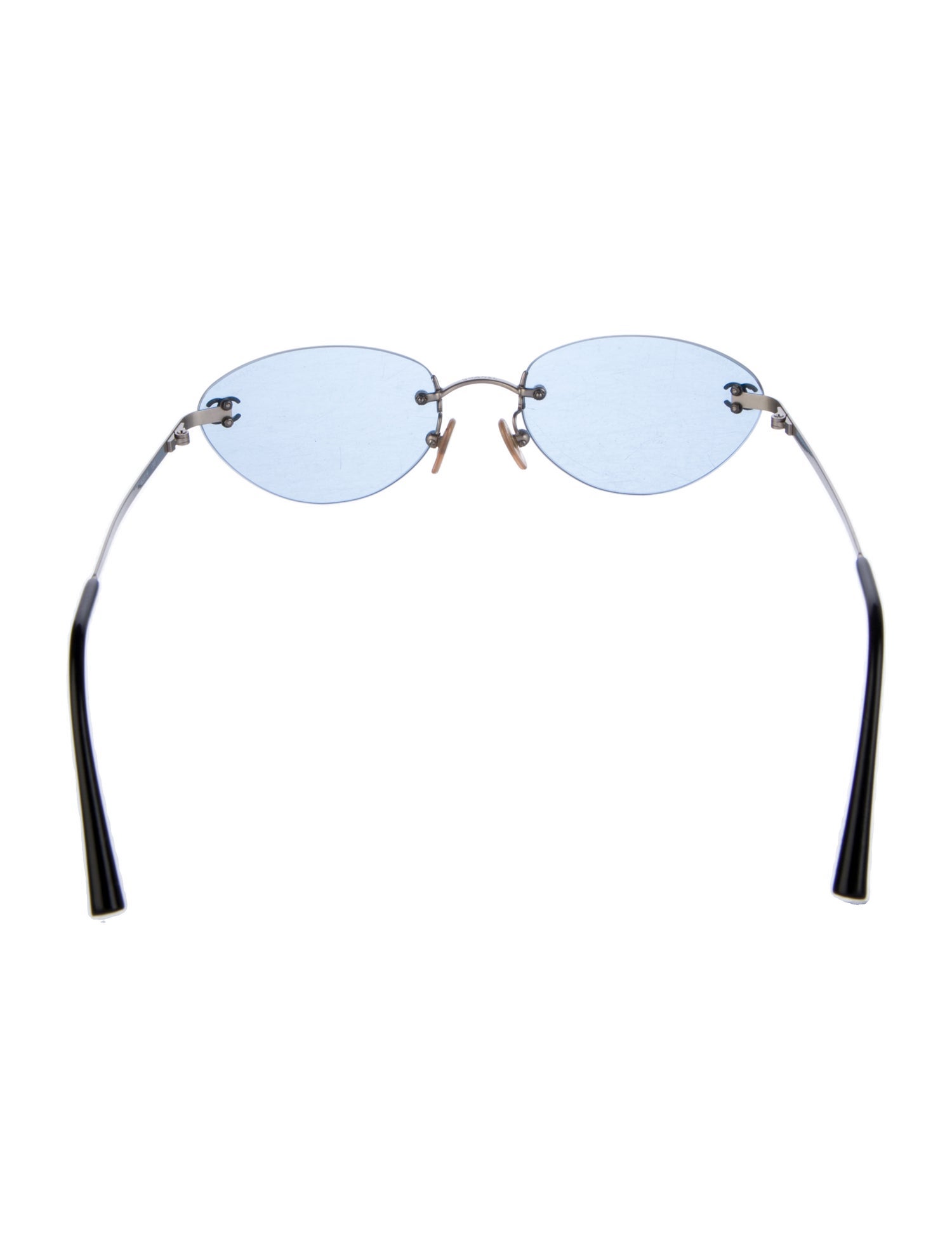 Chanel Interlocking CC Logo Cat-Eye Sunglasses