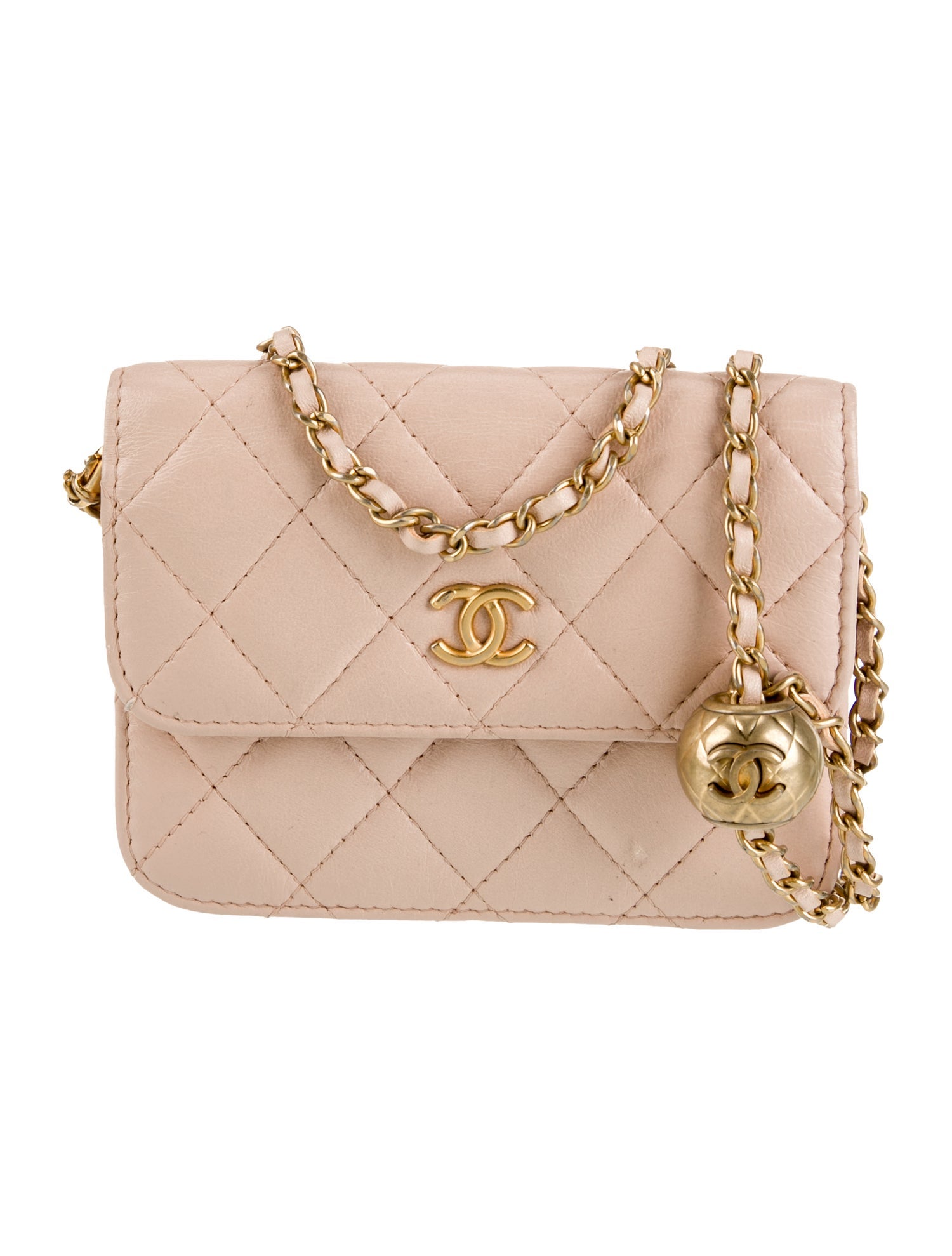 Chanel Mini Pearl Crush Clutch w/ Chain