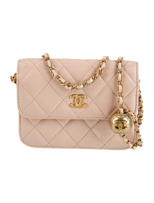 Chanel Mini Pearl Crush Clutch w/ Chain