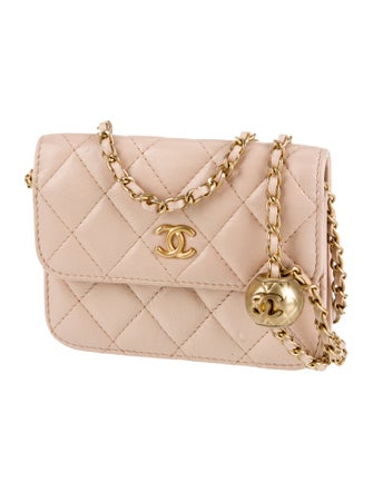 Chanel Mini Pearl Crush Clutch w/ Chain